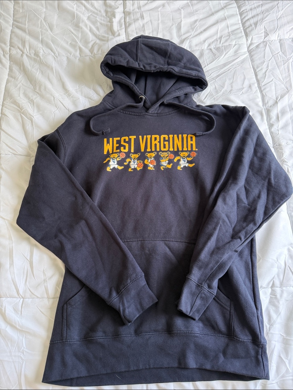 WVU basketball dancing bears hoodie